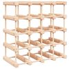 vidaXL Wijnrek voor 20 flessen 46,5x23x46,5 cm massief grenenhout