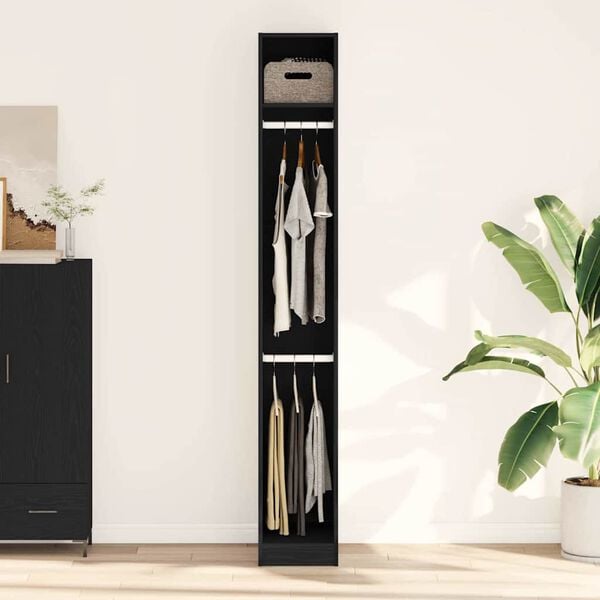 vidaXL Kledingkast met plank Oudhout 30 x 50 x 200 cm Bewerkt hout