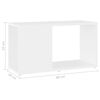 vidaXL Tv-meubel 60x24x32 cm bewerkt hout wit