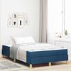vidaXL Boxspringbed met matras Blauw 120 x 190 cm Stof