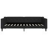 vidaXL Slaapbank met matras 90x200 cm stof zwart