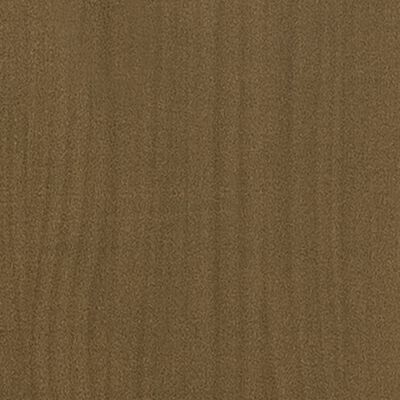 vidaXL Bedframe grenenhout honingbruin 75x190 cm