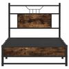 vidaXL Bedframe zonder matras hout gerookt eikenkleurig 90x190 cm