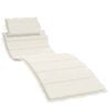 vidaXL Ligbedkussen 186x58x4 cm stof gem&ecirc;leerd cr&egrave;mekleurig
