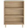 vidaXL Dressoir 69,5x32,5x90 cm bewerkt hout sonoma eikenkleurig