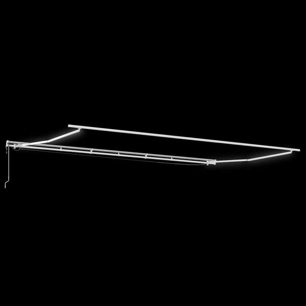 vidaXL Inklapbaar Zonnescherm Geel en Oranje 600 &times; 300 cm