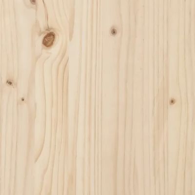vidaXL Seniorenbed met hoofdbord massief hout 120x200 cm