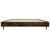 vidaXL Bedframe zonder matras hout gerookt eikenkleurig 90x190 cm