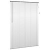 vidaXL Venetiaanse Blind Verstelbaar Zilvergrijs 213 x 160 cm PVC