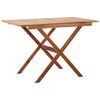 vidaXL Tuintafel 110x67x74 cm massief acaciahout