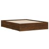 vidaXL Bedframe met lades bewerkt hout bruin eikenkleur 140x200 cm