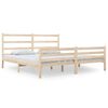 vidaXL Bedframe massief grenenhout 140x190 cm