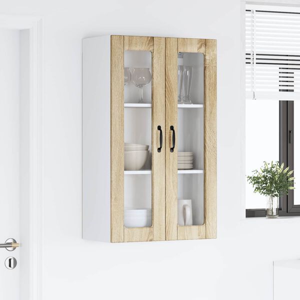 vidaXL Keukenkast met plank Sonoma Eiken 60 x 31 x 100 cm Bewerkt hout