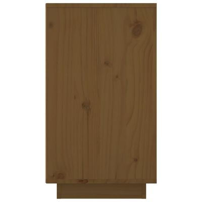 vidaXL Wijnkast 23x34x61 cm massief grenenhout honingbruin