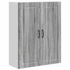 vidaXL Wandkast PORTO Grijs Sonoma 80 x 31 x 100 cm Bewerkt hout