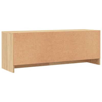 vidaXL Tv-meubel 102x30x37,5 cm bewerkt hout sonoma eikenkleurig