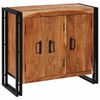 vidaXL Dressoir met deuren Bruin Massief Gerecycled Hout en Metaal