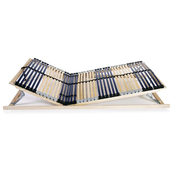 vidaXL Lattenbodem met 42 latten 7 zones 100x200 cm