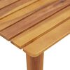 vidaXL Tuinstoelen met Tafel 3 pcs Grijs Massief acaciahout