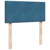vidaXL Ottoman bed met matras 80x200cm fluweel donkerblauw