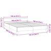 vidaXL Bedframe zonder matras 140x190 cm fluweel lichtgrijs