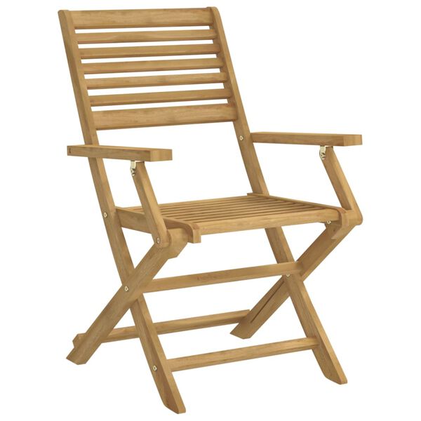 vidaXL Tuinstoelen 4 st inklapbaar 54,5x61,5x86,5 cm acaciahout