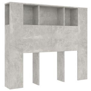 vidaXL Hoofdbordkast 120x18,5x102,5 cm betongrijs