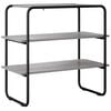 vidaXL Consoletafel Grijs Sonoma 80 x 41 x 75 cm Bewerkt hout