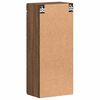 vidaXL Badkamer wandkast met plank TULUM Bruin Eiken 37 x 24,5 x 86 cm