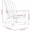 vidaXL Adirondack Schommelstoel Wit 92 x 73,5 x 92 cm HDPE