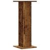 vidaXL Plantenstandaards 2 st 30x30x80 cm bewerkt hout oud houtkleurig