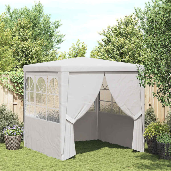 vidaXL Partytent met zijwanden professioneel 90 g/m&sup2; 2,5x2,5 m wit
