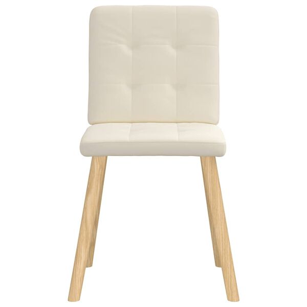 vidaXL Eetkamerstoelen 6 st linnen