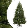 vidaXL Kunstkerstboom met scharnieren en standaard 270 cm groen