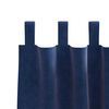 vidaXL Verduisterende gordijnen 2 pcs Donkerblauw 140 x 175 cm Fluweel