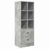 vidaXL Bureau met lade 2 pcs Beton Grijs