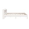 vidaXL Bedframe zonder matras massief grenenhout wit 180x200 cm