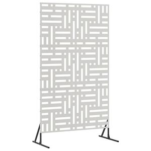 vidaXL Privacyscherm 100 x 50 x 180 cm Roestvrij staal zilver