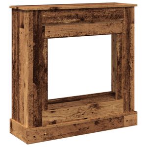 vidaXL Haardombouw 90x30x90 cm bewerkt hout oud houtkleurig