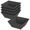 vidaXL Plantenbak 5 st Zwart 40 x 40 x 15 cm Koudgewalst staal