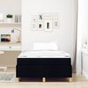 vidaXL Bedframe met matras Zwart 120 x 200 cm Stof