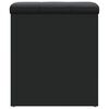 vidaXL Opbergbank 42x42x45 cm bewerkt hout zwart