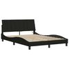vidaXL Bedframe zonder matras "Hanko" 120x200 cm stof zwart