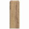 vidaXL Schoenenkast Artisan Eiken 60 x 21 x 57 cm Bewerkt hout