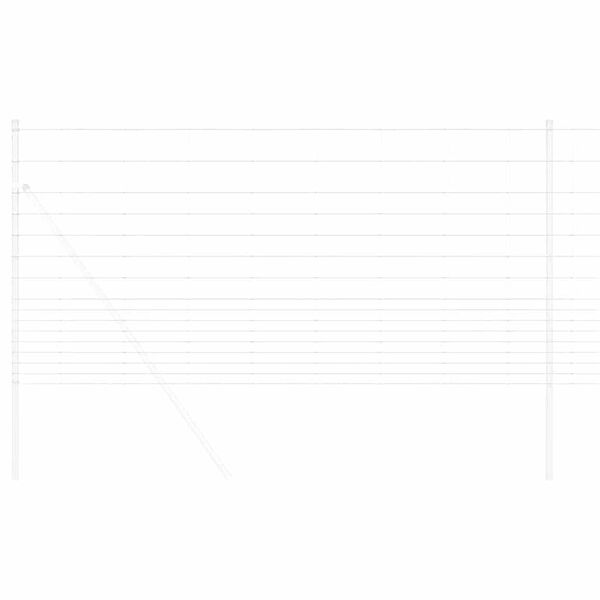 vidaXL Weidehekwerk Zilver 25 x 1.2 m Gegalvaniseerd staal