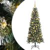 vidaXL Kunstkerstboom Groen 180 cm PVC en Plastic en Staal