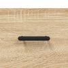 vidaXL Hoge kast 69,5x31x115 cm bewerkt hout sonoma eikenkleurig