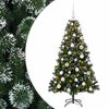 vidaXL Kunstkerstboom met Ballen 120 cm 150 LED's Warmwit