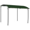 vidaXL Paviljoen 3 x 3 x 2,55 m Groen Gepoedercoat staal en stof