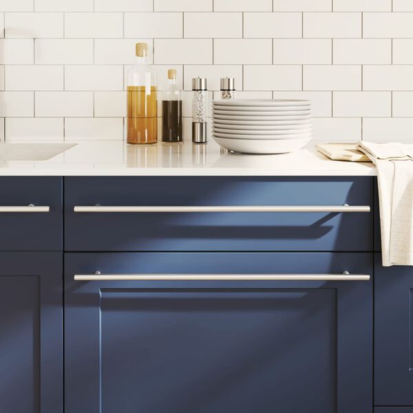 vidaXL Handvatten 10 st 480 mm roestvrij staal zilverkleurig